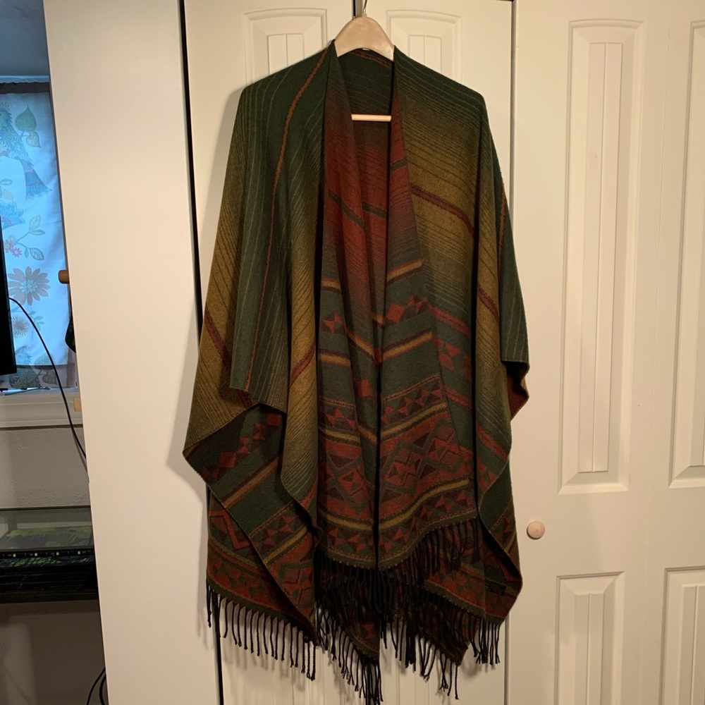 Southwestern poncho
